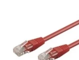 Goobay CAT 5-1500 UTP Red 15m, 15 m, Röd