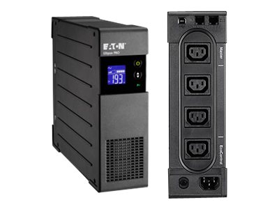 Eaton Ellipse PRO 850 - UPS - AC 230 V - 510 Watt - 850 VA - 9 Ah - USB - utgångskontakter: 4 - 2U - 19 - svart
