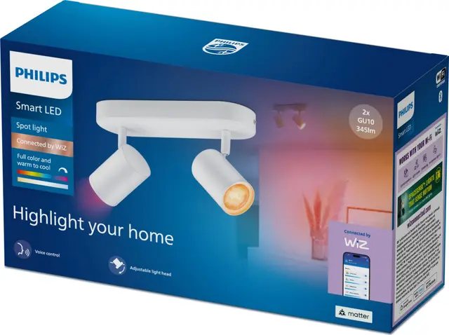 Philips smart spotlight x2 (vit)
