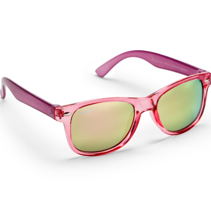Haga Eyewear Sparkle Pink/Purple Rainbow Mirror Lens