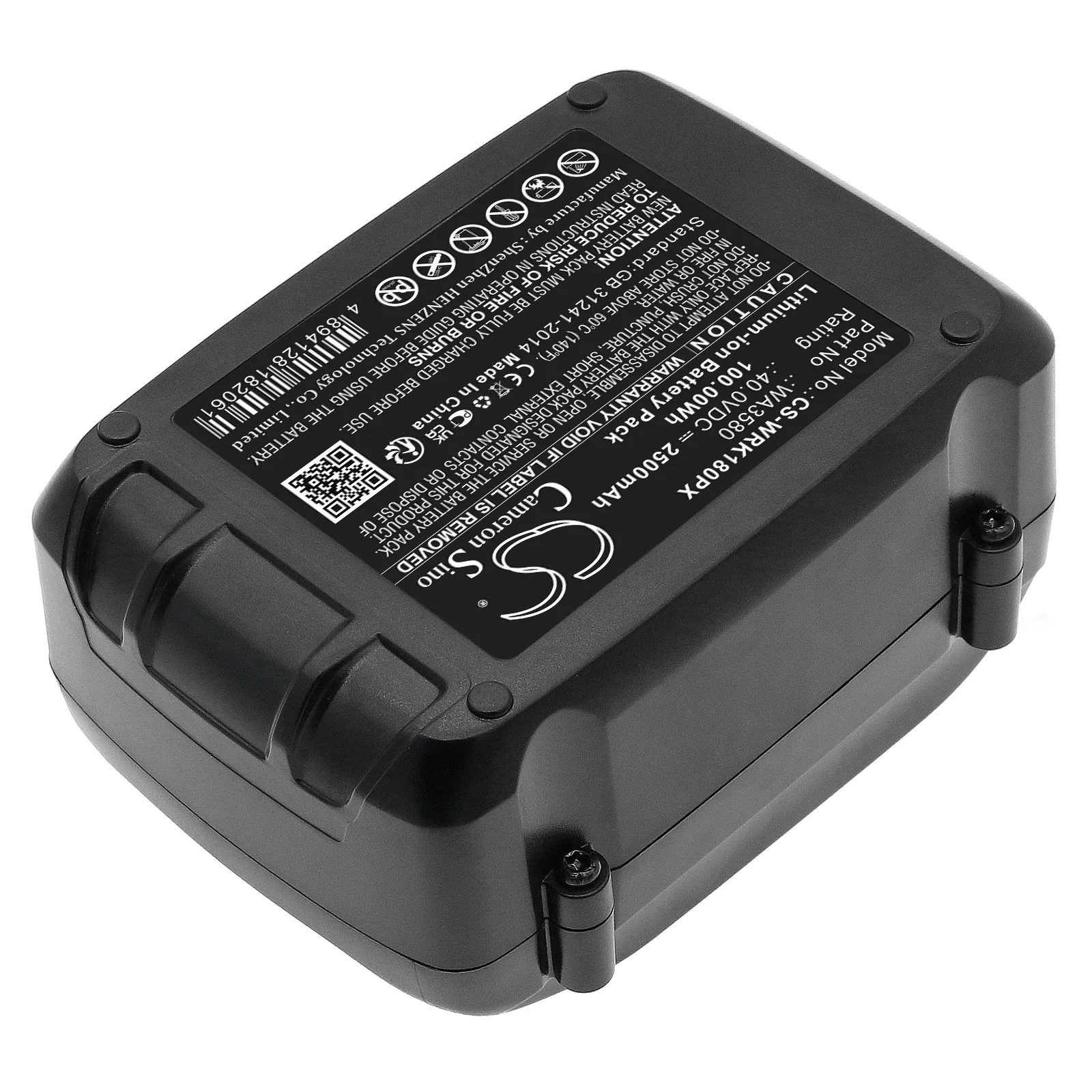 Batteri till Elverktyg för Worx WG180, WG280, WG380 m.fl.