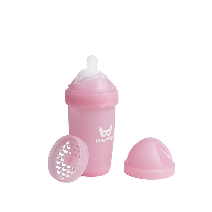 Herobility Baby Bottle 240ml - Pink, 1 st, bild 3