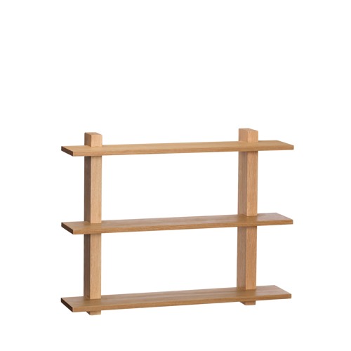 Hübsch - Simple Shelf - Small Oak - 60x14xh47cm - Natural
