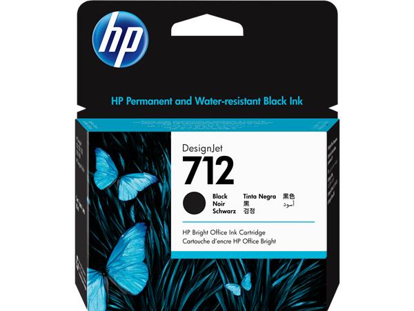 HP 712 1 Styck Original Hög (Xl) Avkastning, svart hp3ed71a, bild 4