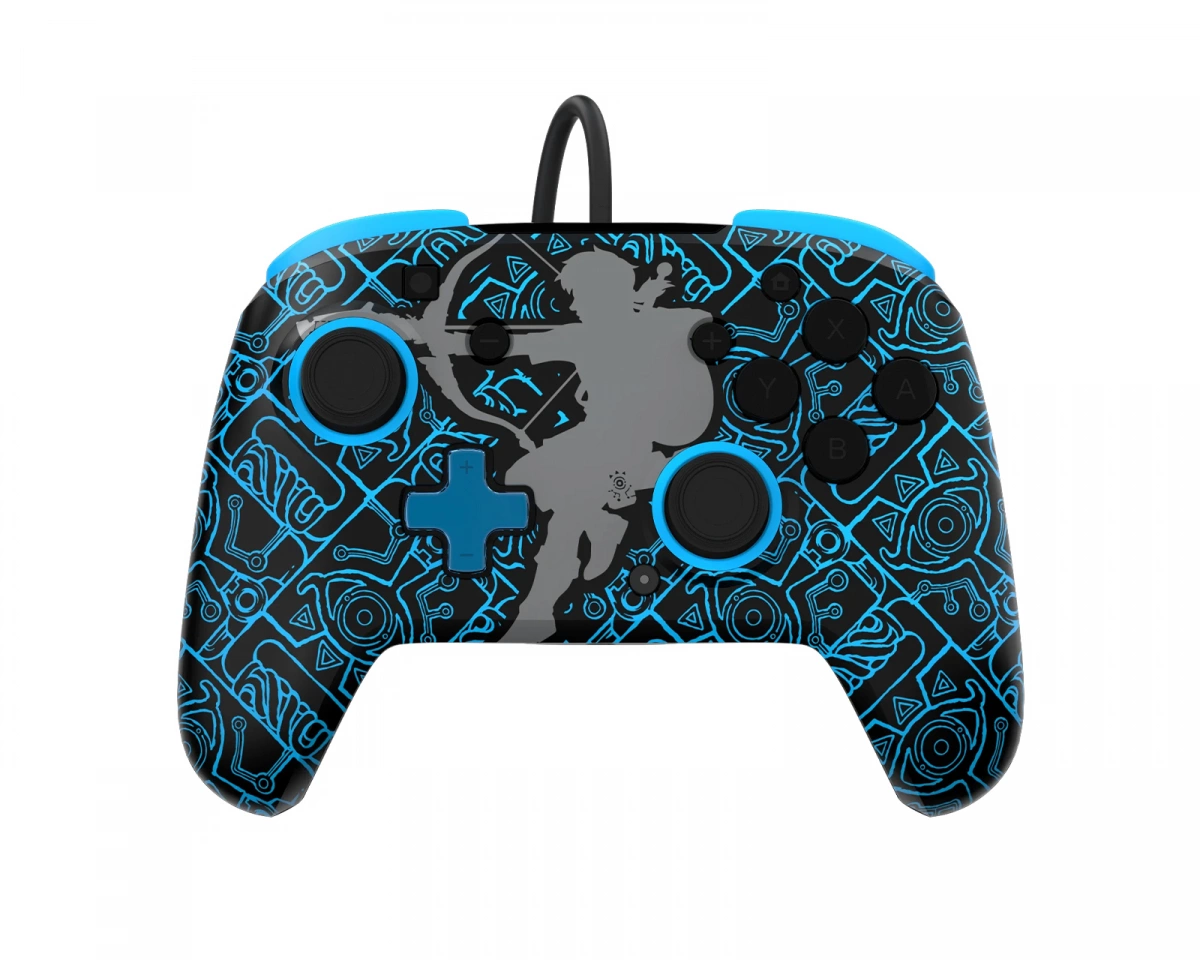 PDP REMATCH Glow Sheikah Shoot Wired Controller