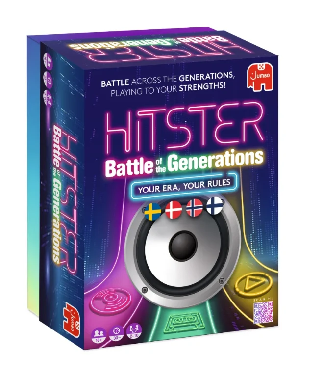 Hitster Battle of the Generations (Nordic) Sällskapsspel