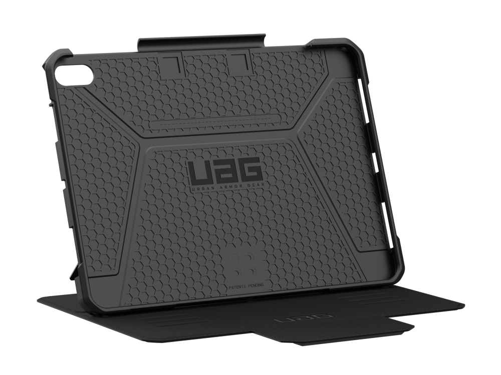 UAG - Vikbart fodral för surfplatta - robust - polyuretan (PU) - svart - för Apple 11-inch iPad Air (M2, M3)
