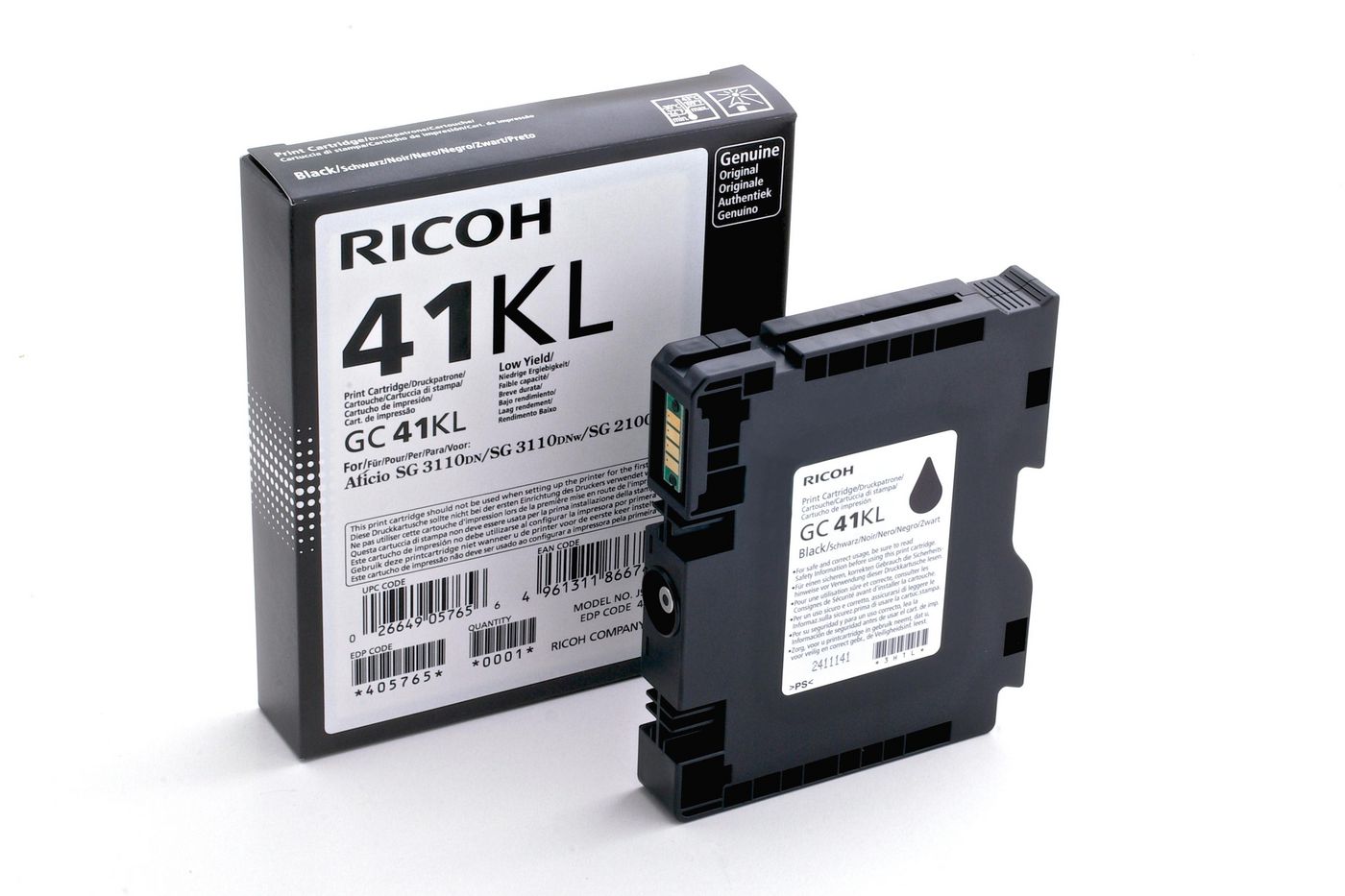 Ricoh GC-41KL Svart, 600 sidor, bild 3