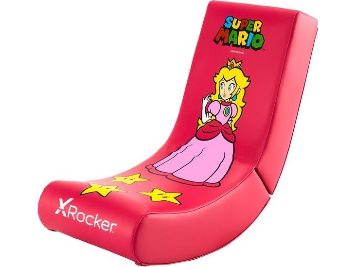 Gamingstol X Rocker Nintendo Video Peach rosapink