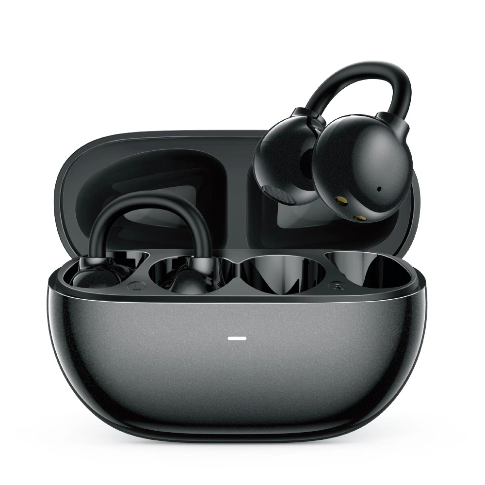 BWOO sportigt Bluetooth headset / trådlösa hörlurar in-ear / open ear hörlurar - Svart