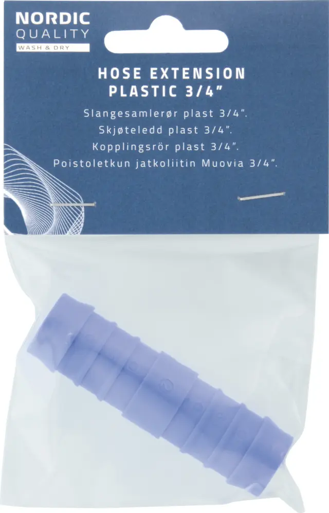 Nordic Quality avloppsslang förlängningskoppling 3/4"