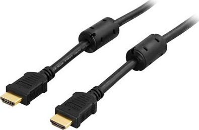 HDMI-kabel, 4K/3D, flat, 0,5 meter - Vit