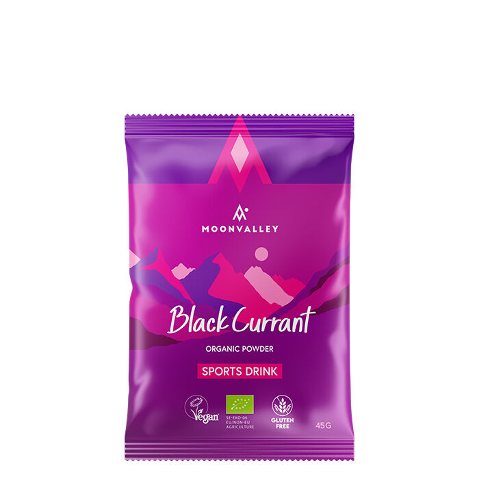 12x Organic Sports Drink Black Currant 45 g