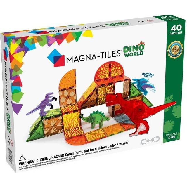 Magna-Tiles - Dino World - 40 Delar, bild 4