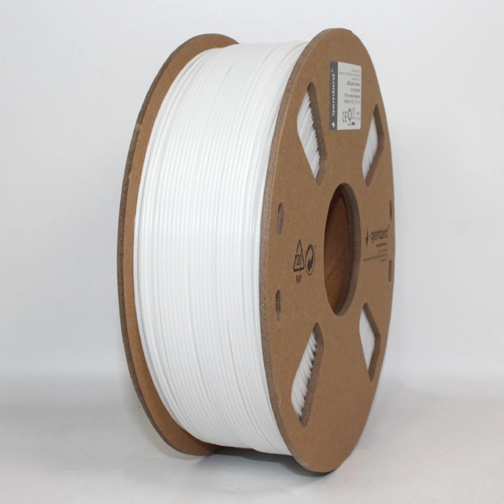 Gembird - Vit - 1 kg - 330 m - PLA-fiber (3D)