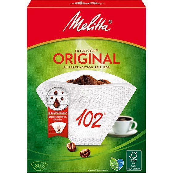 Melitta Original 102 kaffefilter 97073