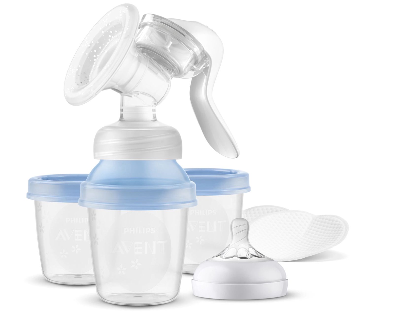 Philips AVENT SCF430/13, Elektronisk, Blå, Transparent