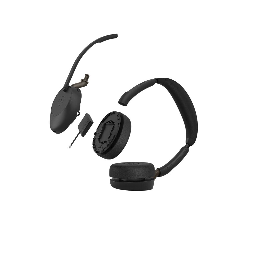 Jabra Evolve3 65 trådlöst on-ear-headset + stativ (MS Link 390a), bild 4