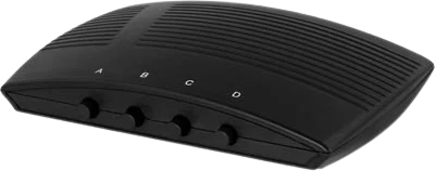 DELTACO HDMI-switch, 4 ingångar till 1 utgång Manuell