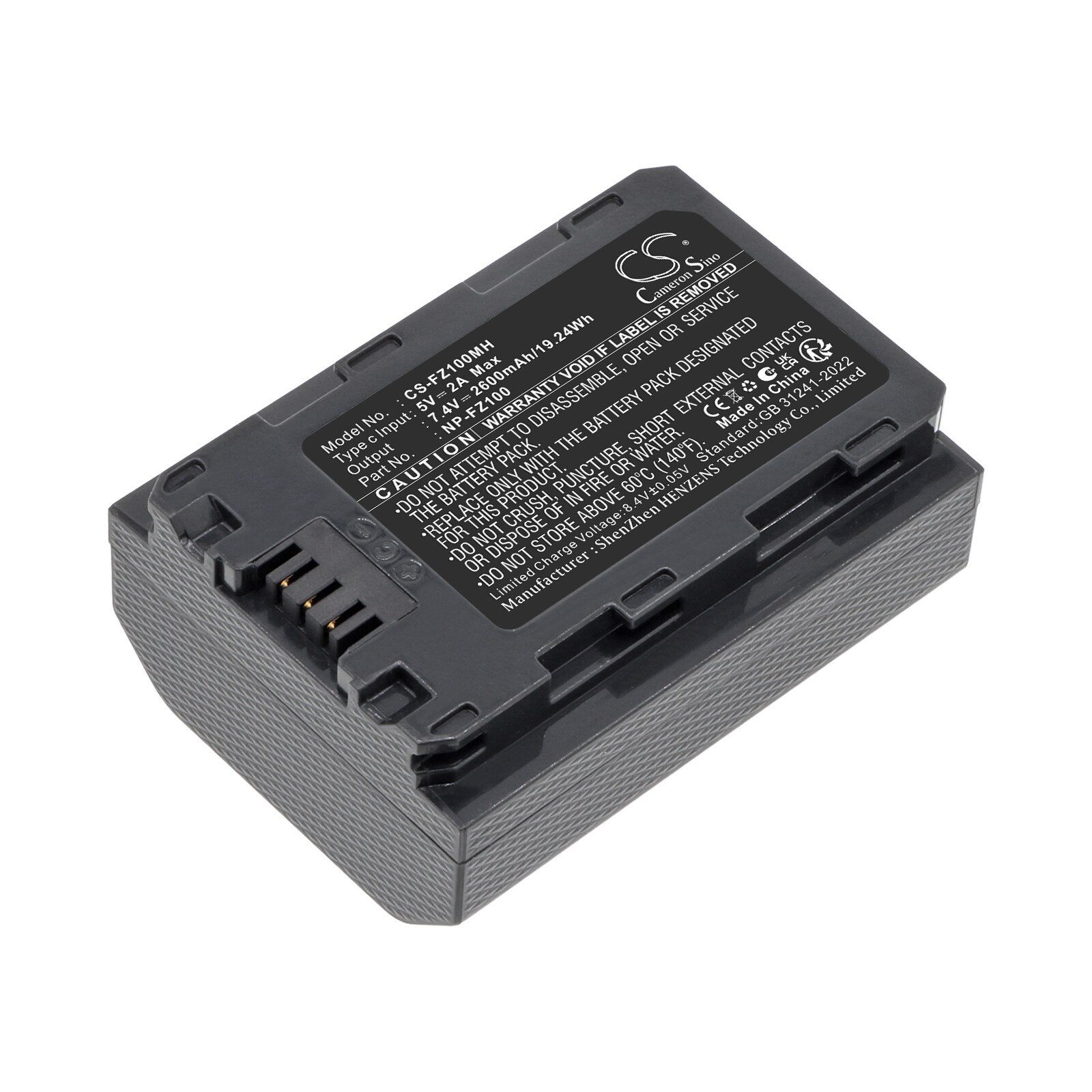 Batteri till Kamera för Sony A7 Mark 3, A7R Mark 3, Alpha 1 m.fl., bild 3