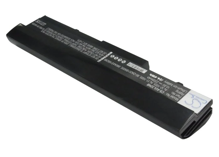 Batteri till Notebook, Bärbar dator för Asus Eee PC 1005HA, Eee PC 1005HA-BLK140X m.fl.
