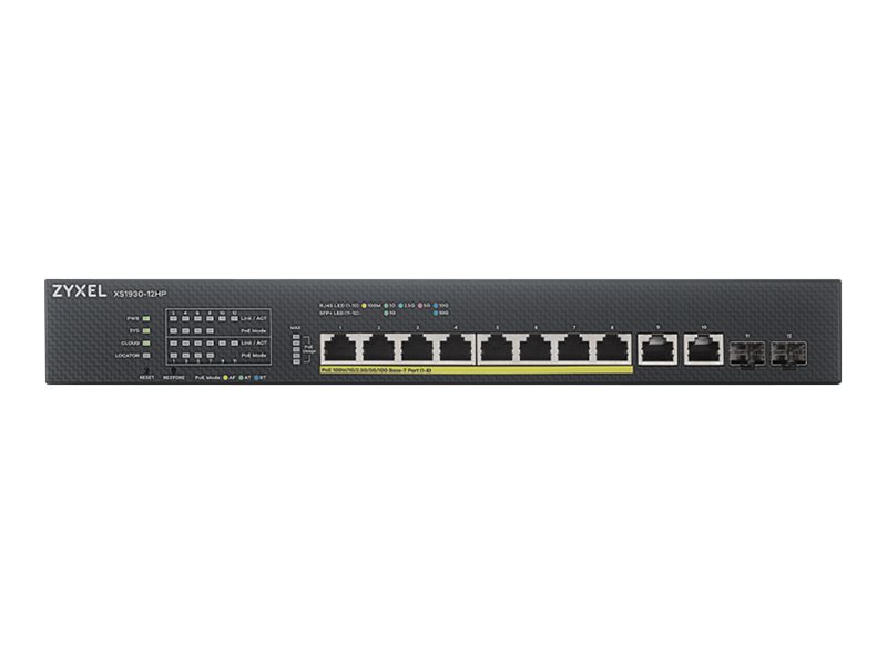 Zyxel Nebula XS1930-12HP 8G 2x10G 2SFP+ PoE 375W Switch, bild 2