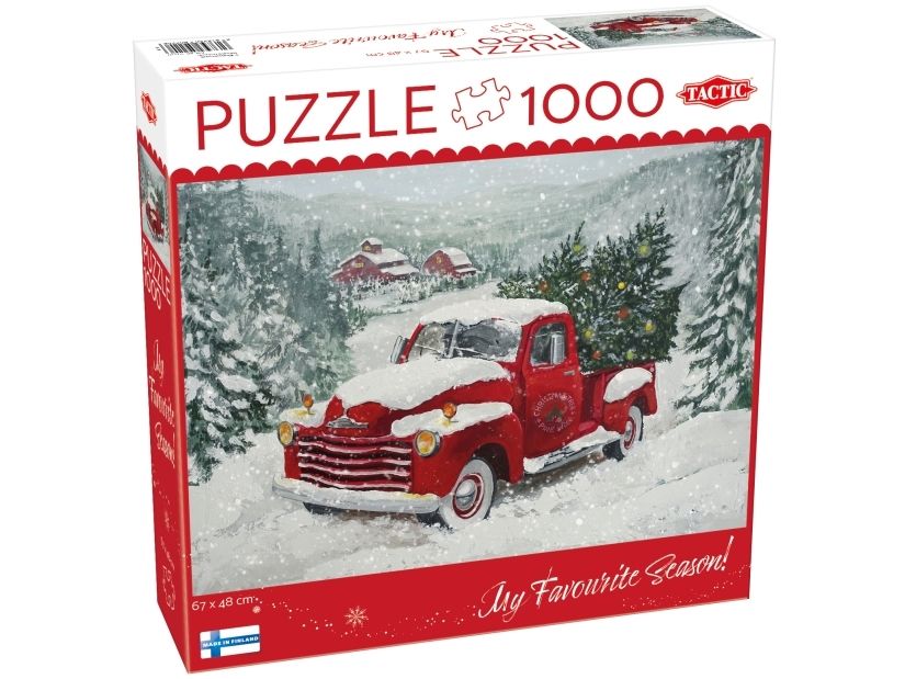 Tactic Pussel: Christmas Tree Truck 1000 bitar