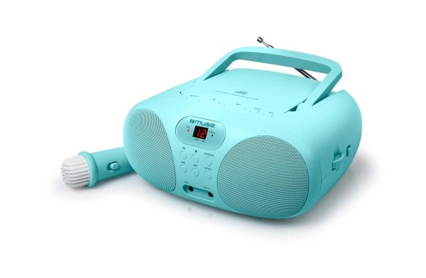 Muse MD-203 KB bärbar radio/CD-spelare FM, CD-R, CD-RW, blå