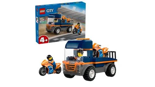 LEGO City Great Vehicles Motorcykeltransport 60491, bild 3