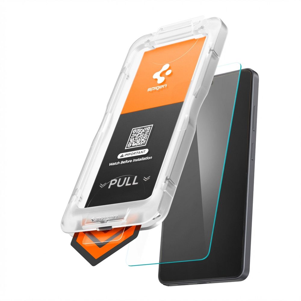 Spigen GLAS.tR EZ Fit Pro HD, Samsung, Galaxy S26+, Reptålig, Transparent, 1 styck, bild 3