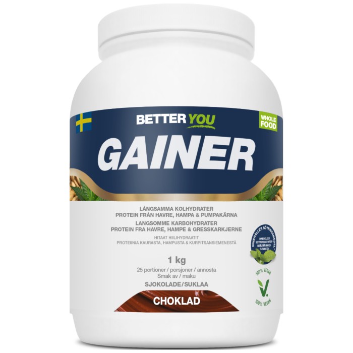Better You Whole Food Gainer Choklad 1000 g