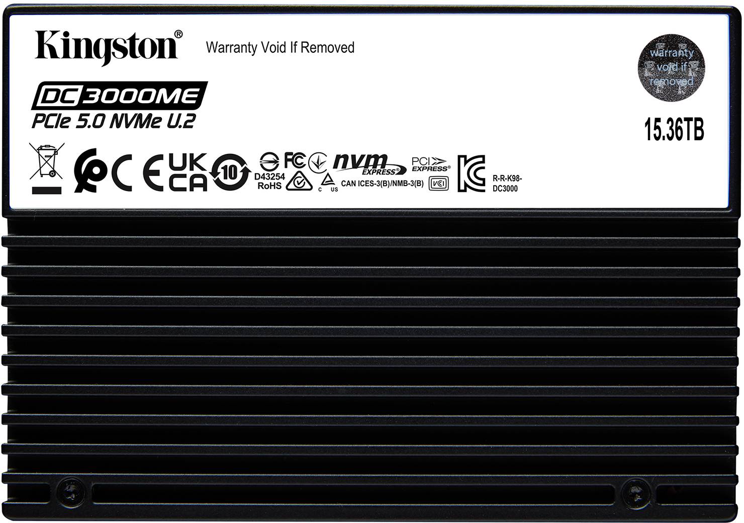 15.36 TB Kingston DC3000ME Enterprise SSD, U.2 PCIe 5.0 NVMe, bild 4