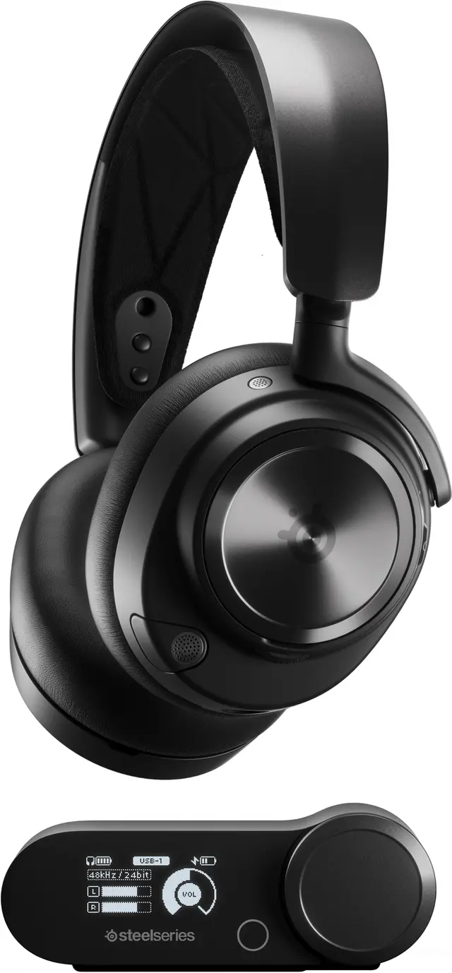 Steelseries Arctis Nova Pro PlayStation trådlöst gamingheadset, svart