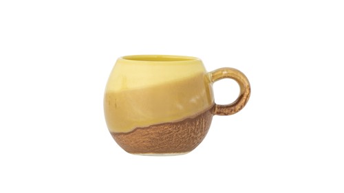 Bloomingville - Paula Cup - Yellow - Stoneware, bild 3