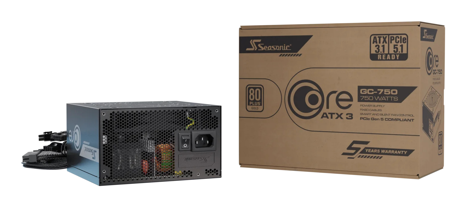 Seasonic Core GC 750W ATX3.1, bild 3