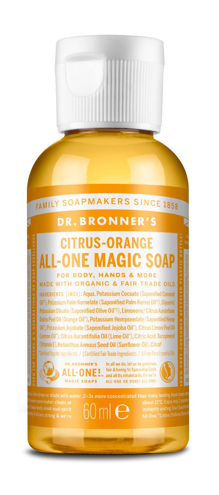 Dr. Bronner's Magic Soaps Citrus-Orange 60 ml