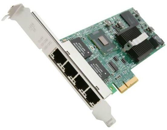 Fujitsu Intel I350-T4, 4xGigabit, bild 3