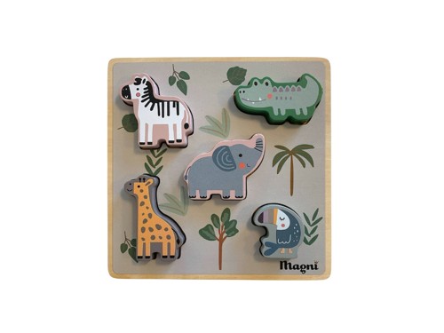 Magni - Montessori animal puzzle, FSC® 100% (5787), bild 2