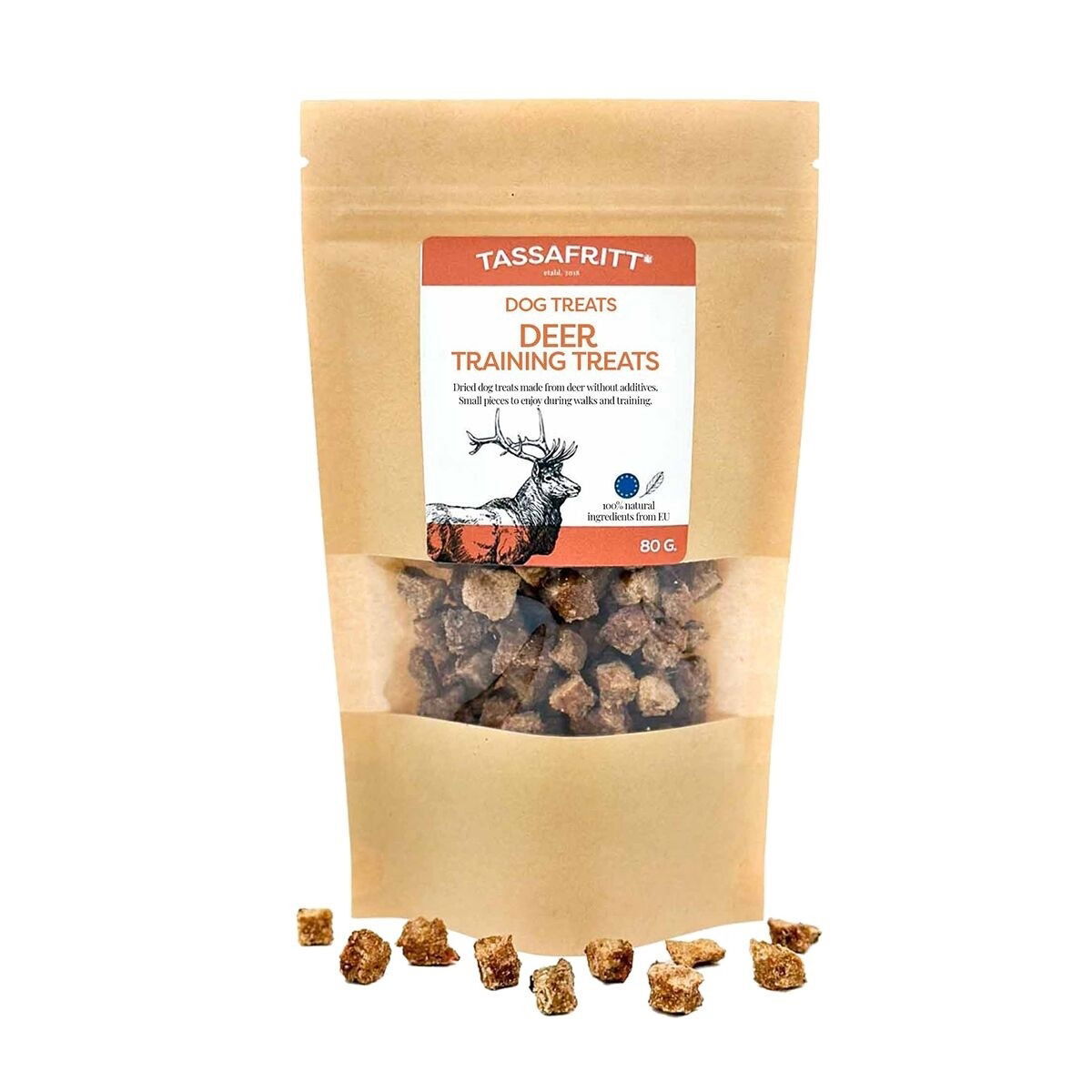 TassaFritt Träningsgodis Hjort 80 g
