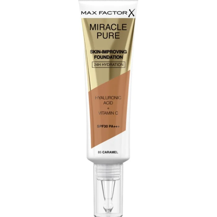 Max Factor Miracle Pure Skin Improving Foundation 85 Caramel