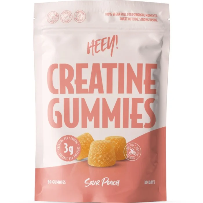 Heey! Creatine Gummies Sour Peach 90 st