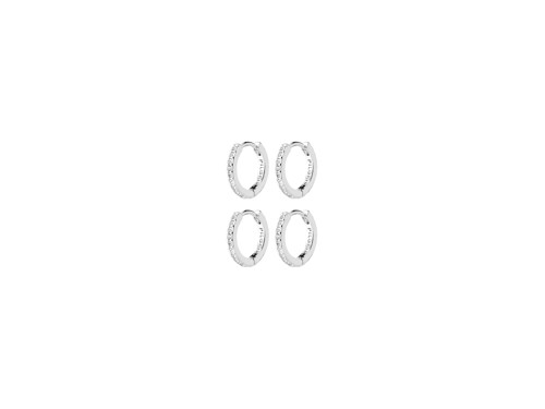 PILGRIM - ROOT Earrings 2-in-1 Set - Silver-Plated - 12 mm, bild 2