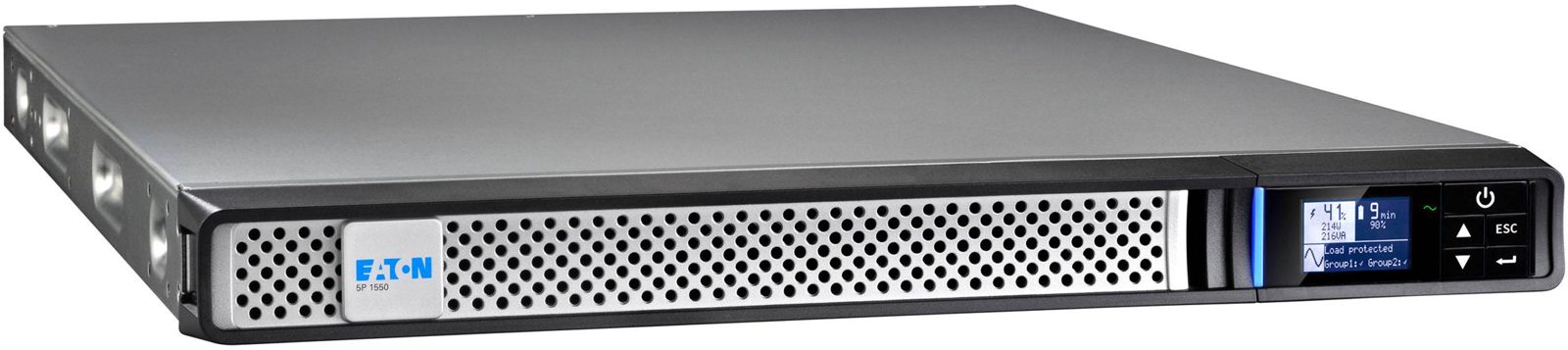 Eaton 5P 1550IR G2, 1550VA/1350W, Line-Interactive, RS-232, USB, rackmonteringsbar 1U, bild 3