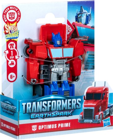 Transformers EarthSpark Optimus Prime 1-Step Smash Changers