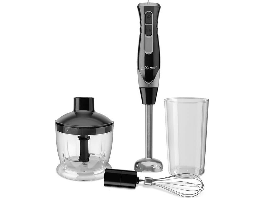 Maestro MR-566 stavmixer 500 W 3-i-1-set, svart