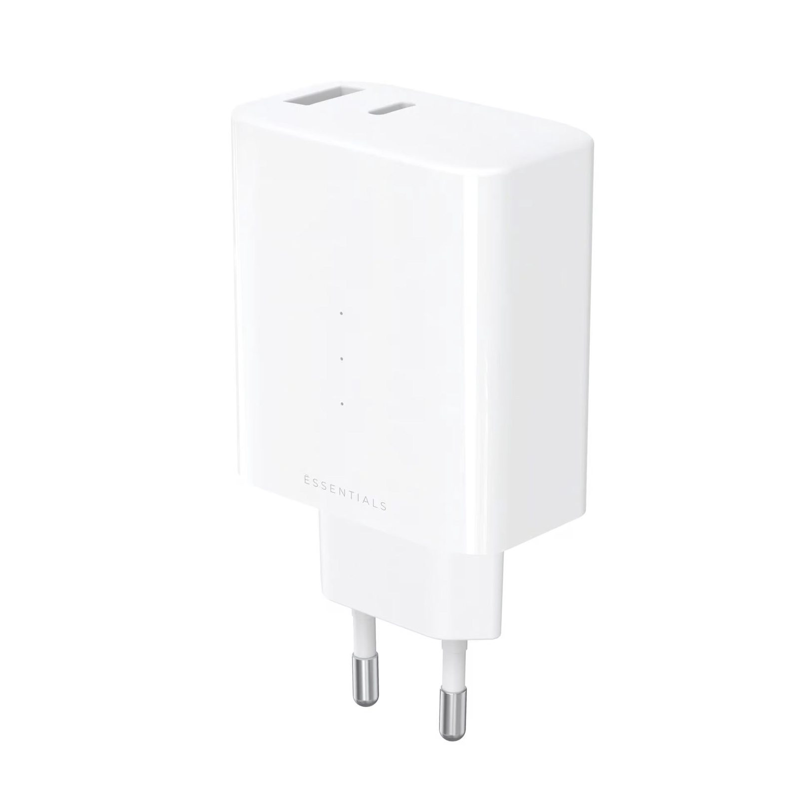 ËSSENTIALS 65W USB-A & USB-C GaN Charger