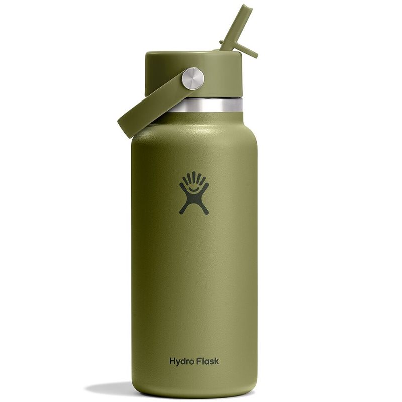 Hydro Flask Wide Mouth Flex Straw 32 Tonal Palmer Green - 946 ml