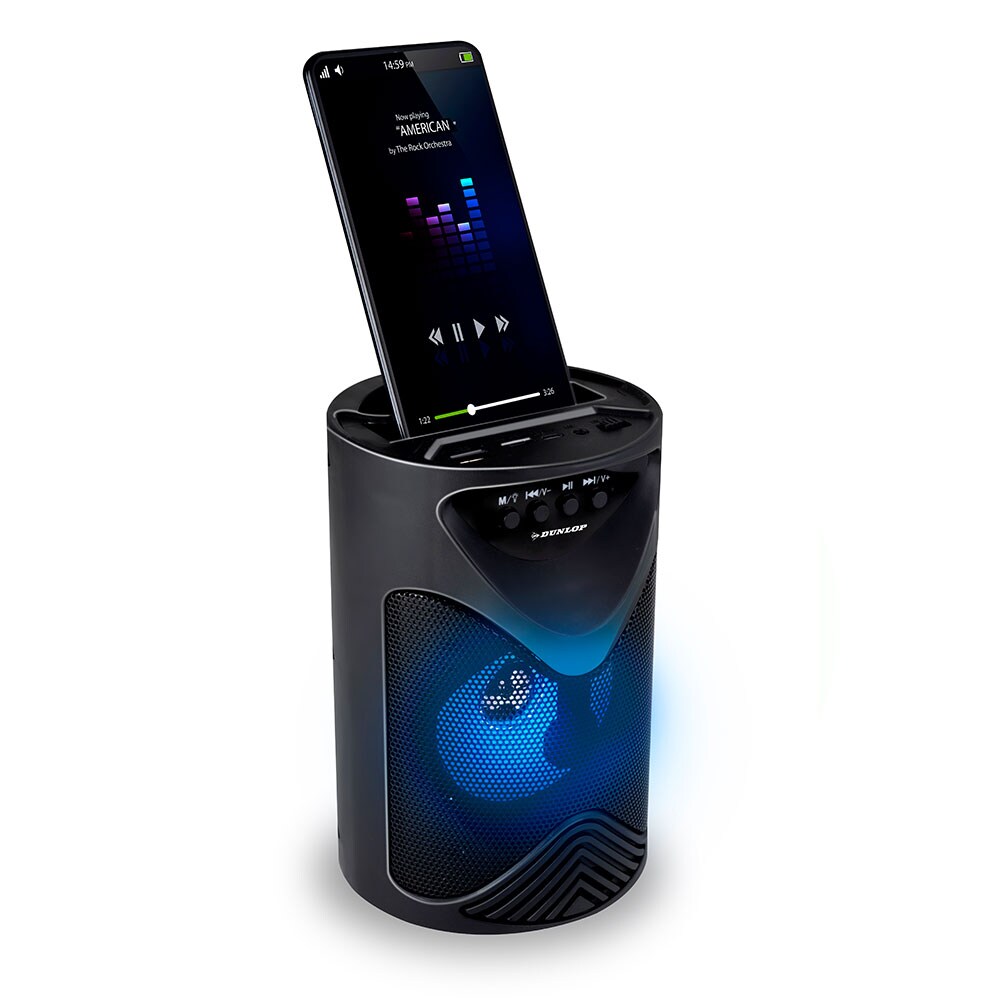 Dunlop Bluetooth-högtalare med FM-radio och mobilställ, bild 3