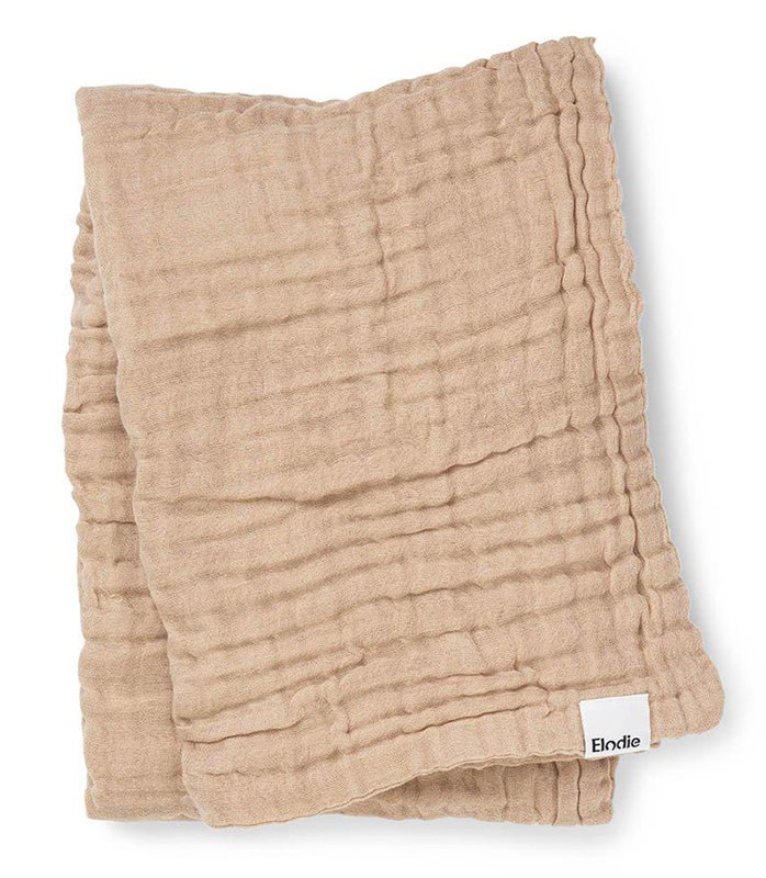 Elodie Details crinkled blanket, blushing pink