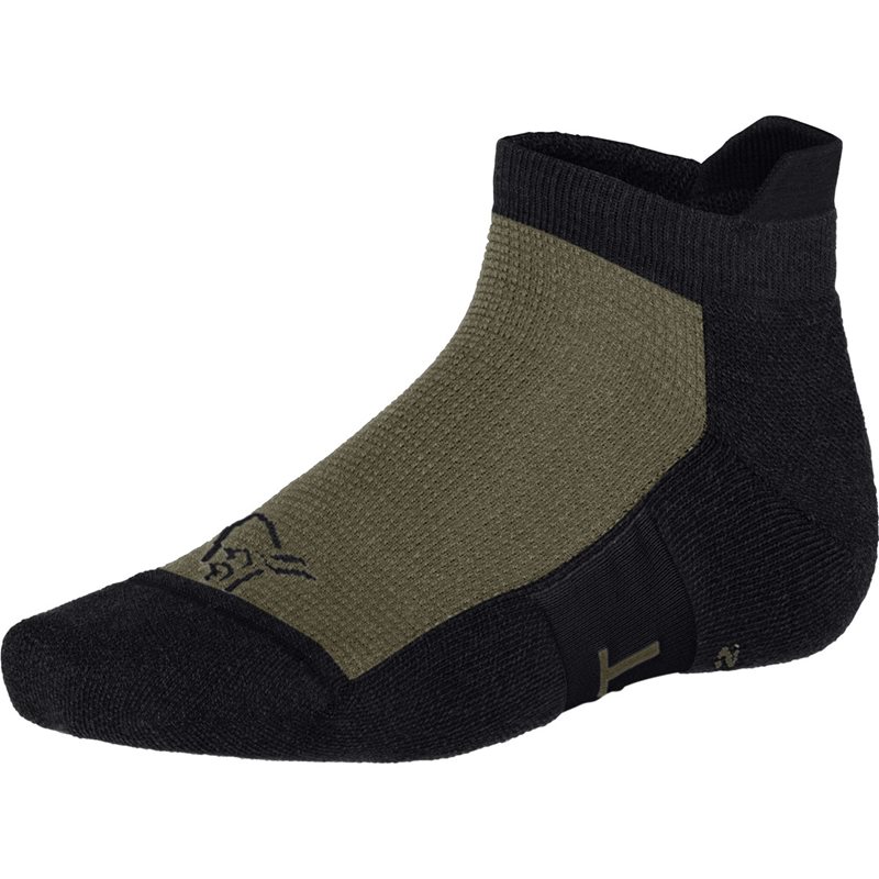 Norrøna Senja Merino Lightweight Socks Short Olive Night - 37-39